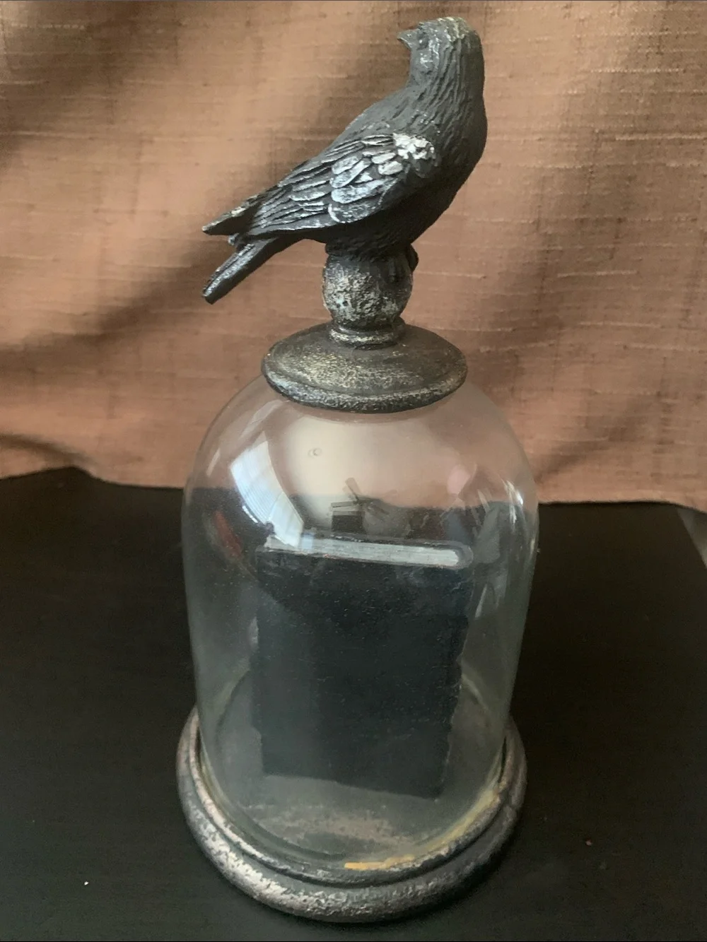 Gothic Raven Dome Decoration